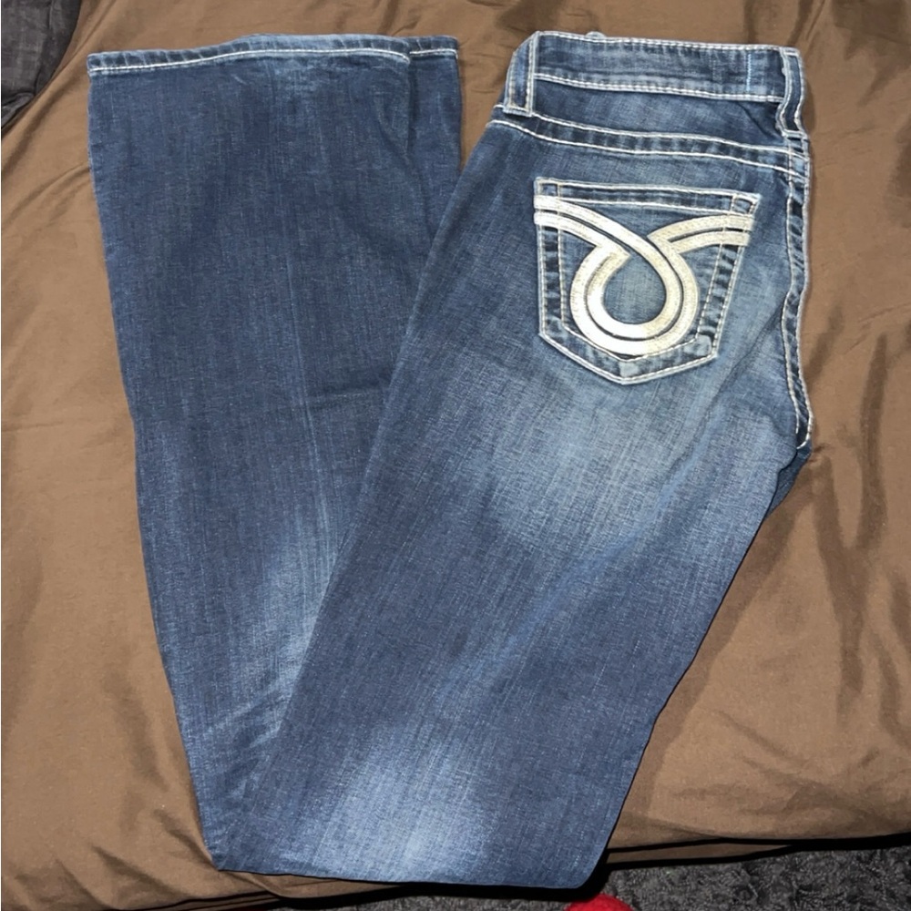 Big Star Jeans Blue Boot Cut Jeans for Women